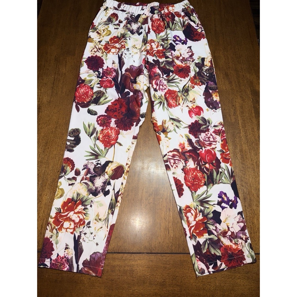 Disney Alice Through LookingGlass G by Giuliana Floral PantsWomens 10
